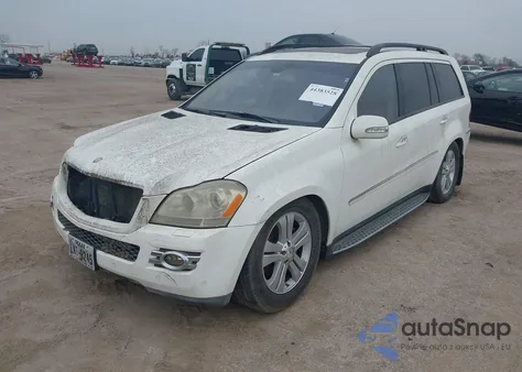 2007 Mercedes-Benz Gl 450 4Matic z USA, uszkodzony, nr VIN 4JGBF71E27A284726
